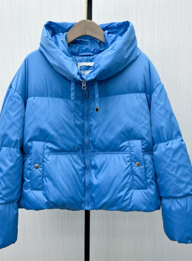 fei●2025冬季新品 短款羽绒服女连帽面包服加厚保暖外套8056