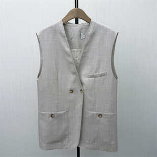 马甲女时尚 恩 西装 新品 外穿通勤百搭休闲坎肩外套557 2026春季