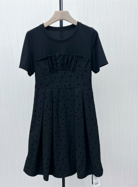 乂●2025夏季新品 法式连衣裙女气质通勤显瘦小清新a字裙子7211