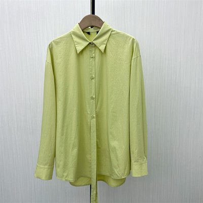 图●2025秋季新品 慵懒风长袖衬衫女休闲小众宽松中长款上衣1631