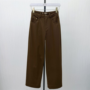 女高腰显瘦休闲宽松百搭直筒长裤 阔腿裤 新品 5682 2026春季