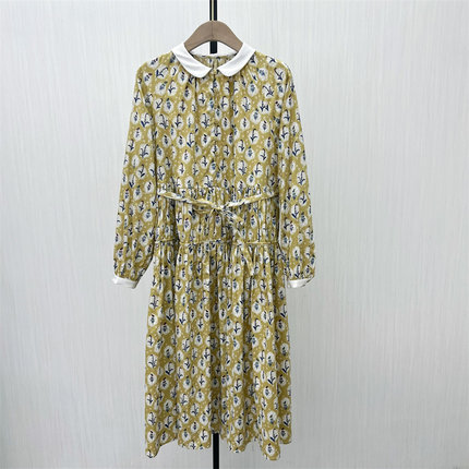 fei●2025秋季新品 法式碎花连衣裙女气质显瘦小清新茶歇裙7170