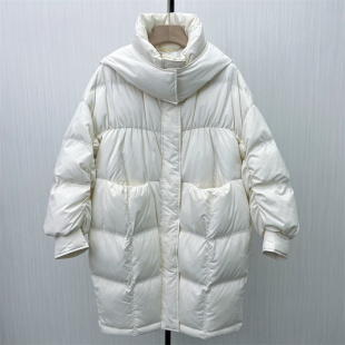 KA●2025冬季新品 羽绒服女中长款时尚宽松加厚鸭绒保暖外套2012