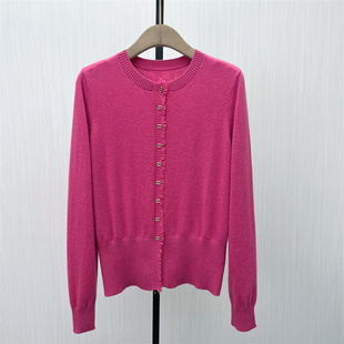 良月●2025冬季新品 绵羊毛针织衫女修身显瘦内搭打底衫上衣1480