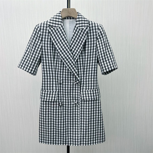 裙女小个子修身 欧S 西装 新品 显瘦OL风连衣裙2880 2026春季