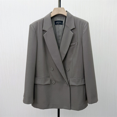 迪●2026春季新品 西装外套女时尚休闲经典宽松通勤百搭西服0768