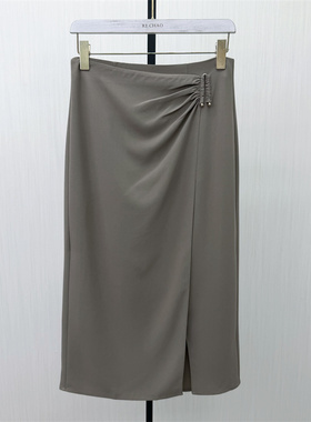 迪●2026夏季新品 西装半身裙女高腰显瘦气质通勤直筒裙子1737