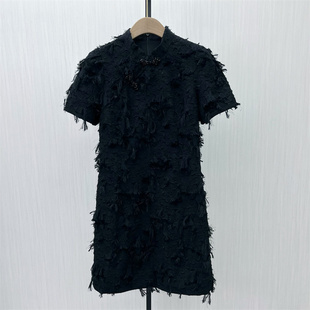 图●2025秋季新品 新中式旗袍裙子女气质显瘦清新淑女连衣裙4119