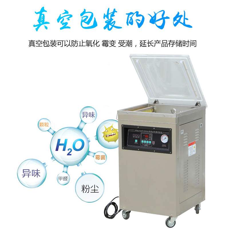 家用包装机真空机远康dz-500全自动干湿两用抽真空封口机食品商用