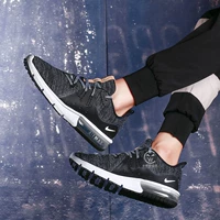 Giày chạy bộ đệm hơi Nike / Nike Men 921694-011-101-600-008-100-300 - Giày chạy bộ jordan xám trắng