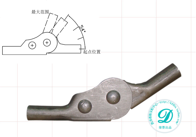 新款促销 榻榻米懒人沙发折叠架五金配件凯弗蒂斯 3档铰链