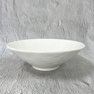 韩式杂酱面碗密胺白色大碗拌面碗加厚料理碗韩餐点专用餐具21.5cm