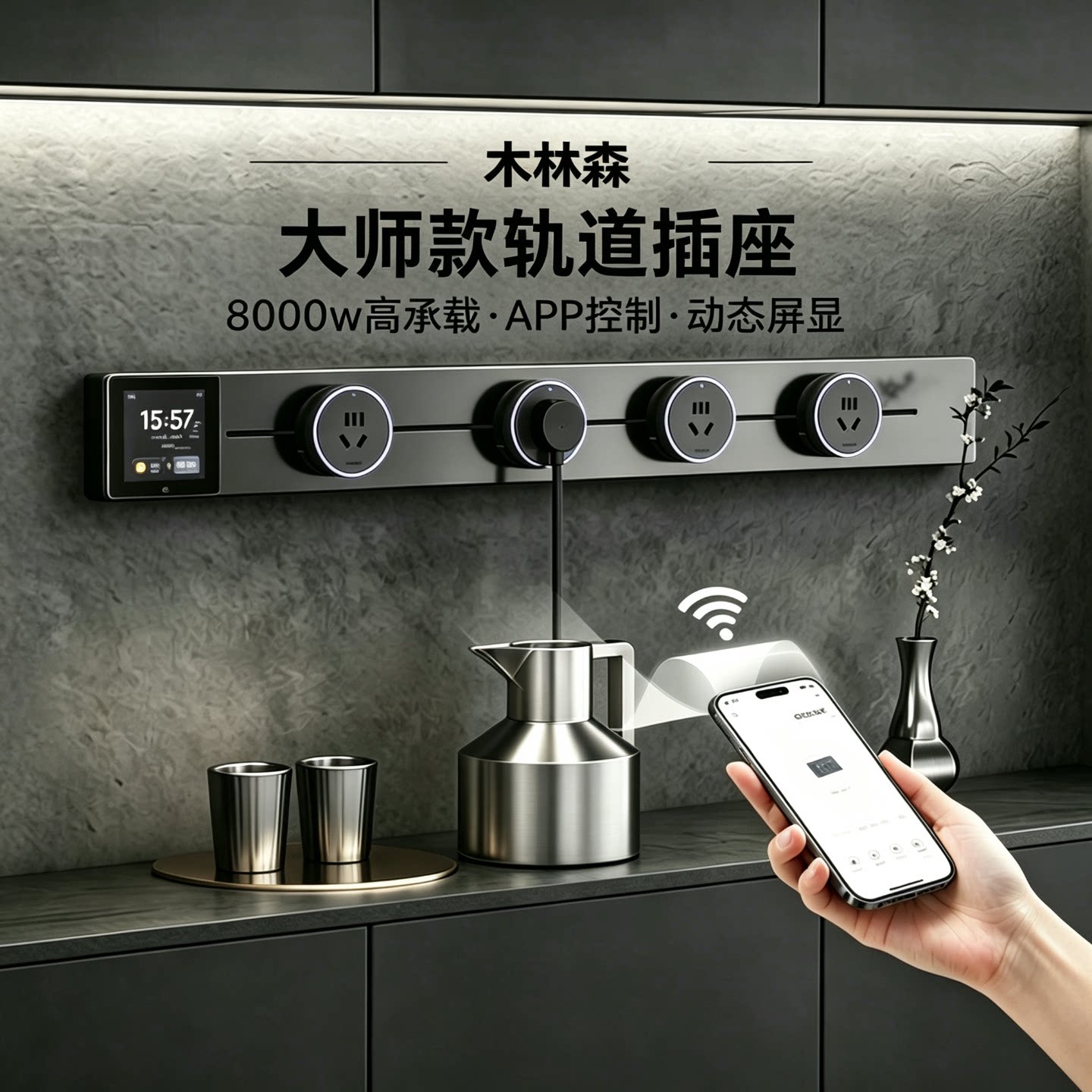 木林森米家智能开关插座图片