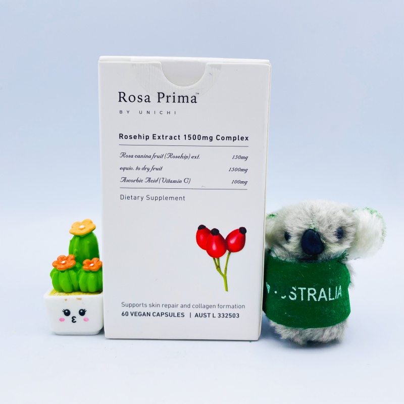 澳洲unichi玫瑰果精华胶囊提亮