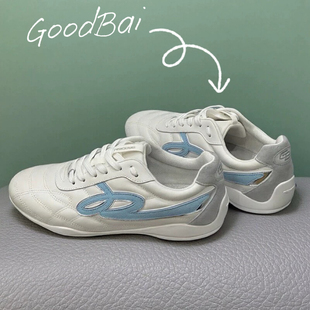 轻便鞋 GOODBAI 复古芭蕾风德训流浪鞋 运动休闲白敬亭同款 26年新款