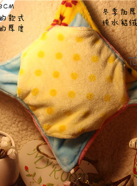 松鼠蜜袋鼯仓鼠飞鼠龙猫貂刺猬兔子豚鼠冬季水貂绒双层吊床摇篮