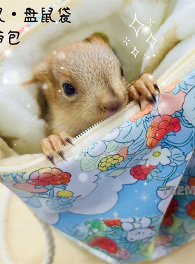 蜜袋鼯飞鼠仓鼠花枝松鼠金丝熊盘鼠袋外带包外出包加绒