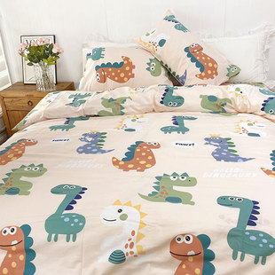 100纯棉四件套全棉三件套床上用品被套宿舍单人双人床单床笠 新品