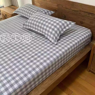 刘大姐家清仓价经纬纯棉老粗布床品床笠床垫保护套 1.8m床 1.5m床