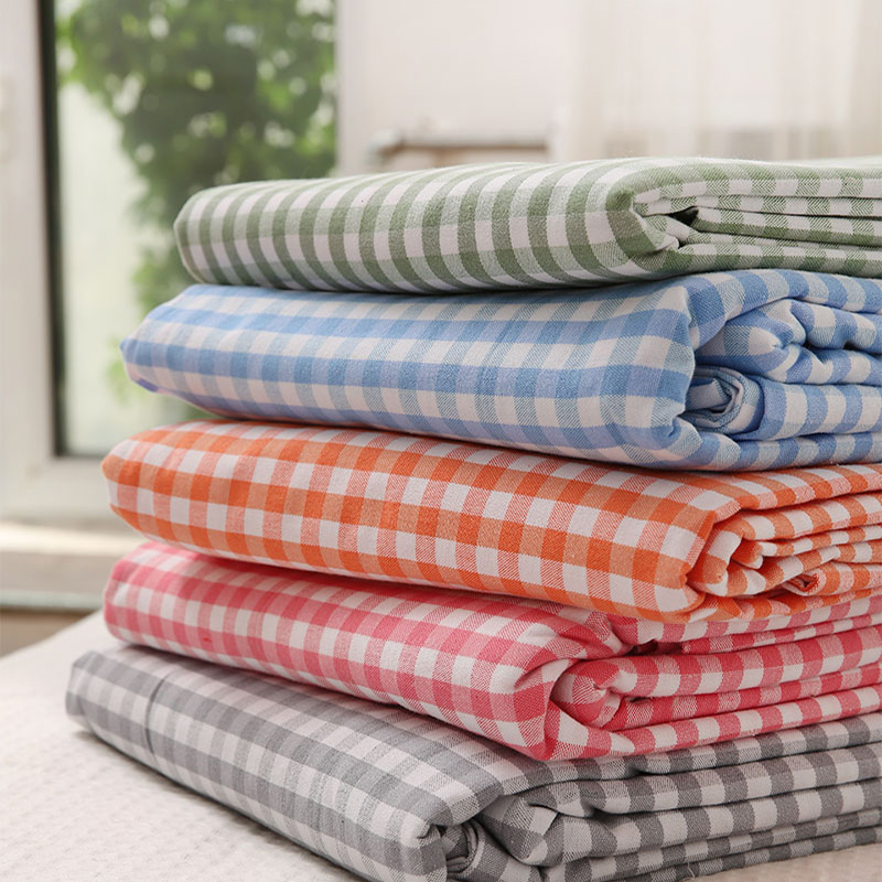 精品！100纯棉加厚老粗布被套单人被罩宿舍学生双人四季防尘被单