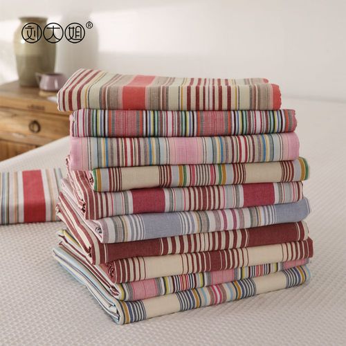 清货纯棉老粗布床单21支纱加密