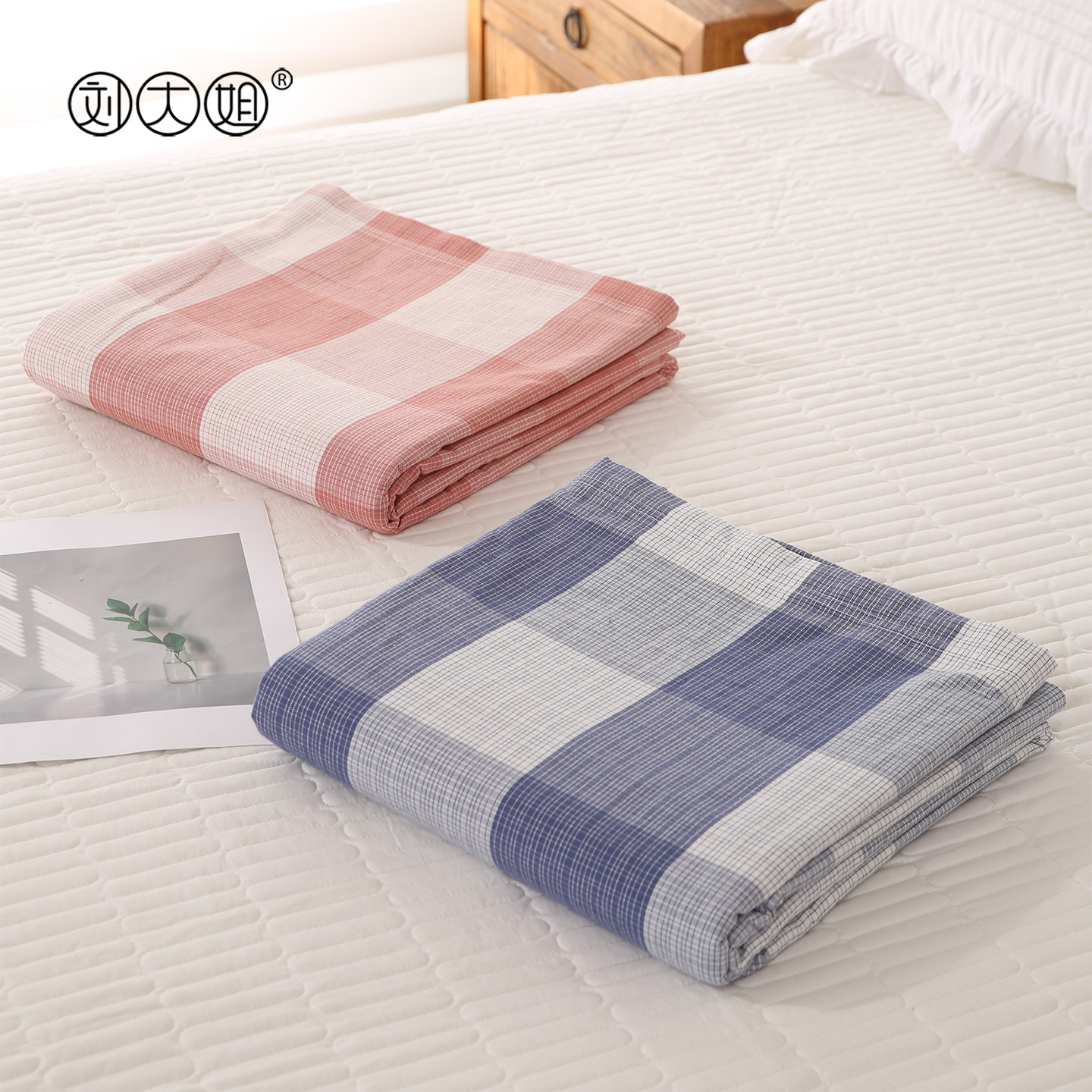 A类无荧光精梳棉老粗布床单