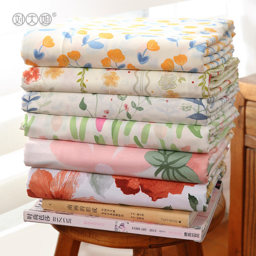 骨折价！纯棉斜纹被套单件100%全棉印花床单床笠单人双人被罩学生