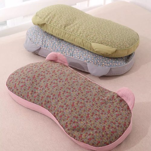 刘大姐单人纯棉荞麦壳硬枕可调节