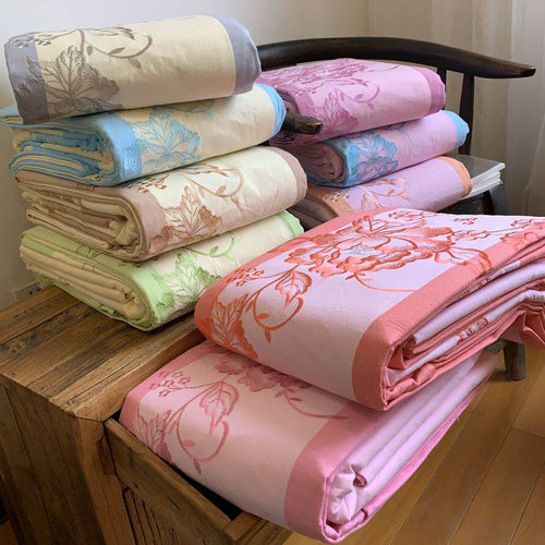 刘大姐高档精致纯棉三四件套粗布