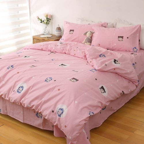 可爱卡通床单被套四件套