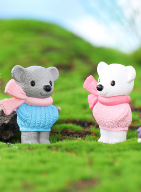 卡通动物PVC玩偶儿童过家家玩具