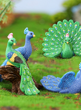 仿真动物树脂摆件创意微景观装扮