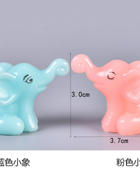 可爱动物树脂公仔烘焙蛋糕装饰品