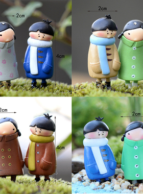 可爱围巾PVC公仔孩子过家家玩具