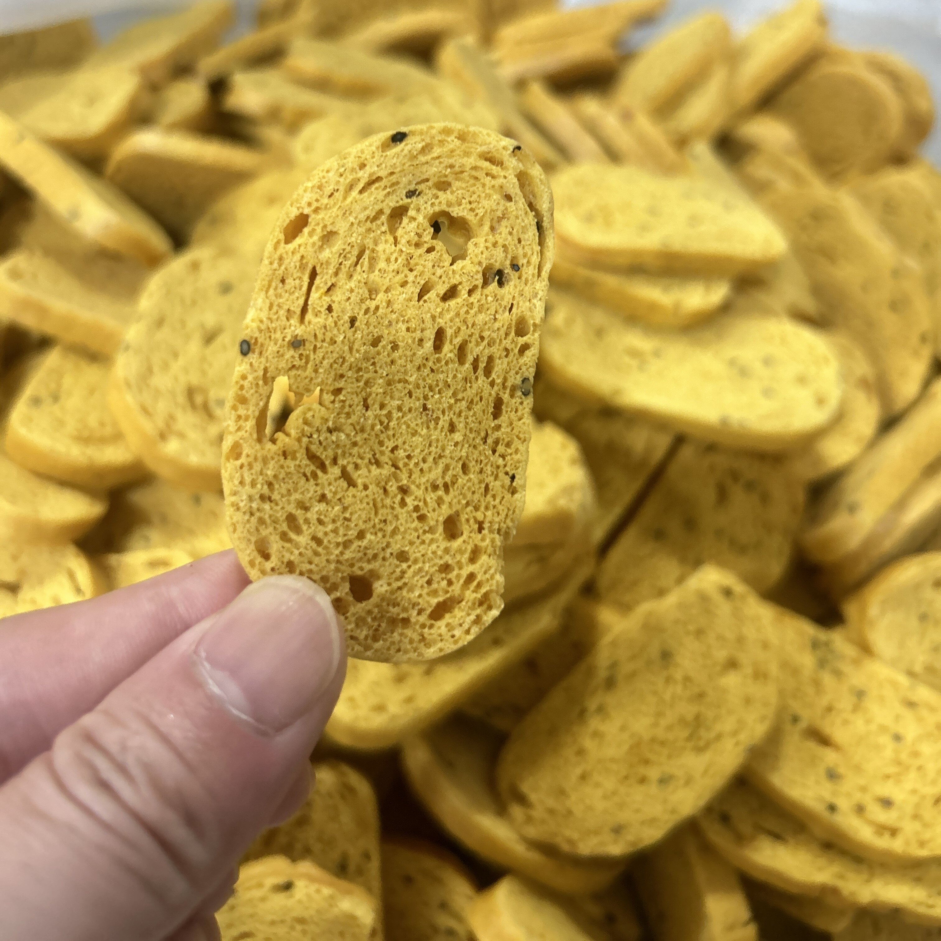 乐嘴推荐农家风味手工制作南瓜味馒头干200克酥香脆小时候的回味