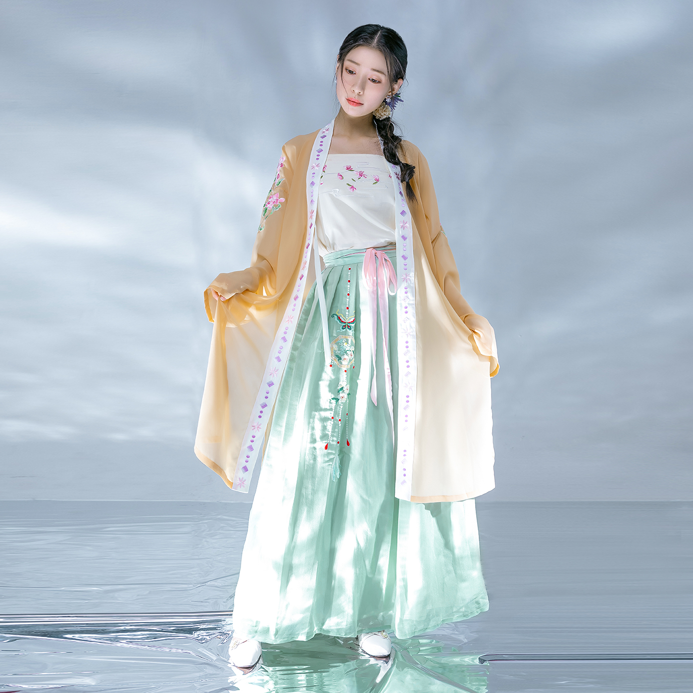 清仓宋制日常汉服原创褙子司花令