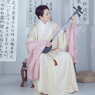 司花令原创男女汉服春夏明制纯色褡护挂里情侣cp多色现货