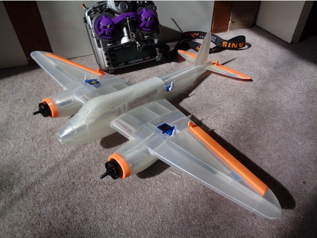 3d打印模型stl文件3dmax模型maya三维动画 轰炸机 遥控飞机 rc