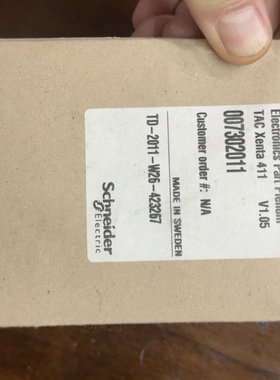 原装全新施耐德楼宇自控DDC Xenta411