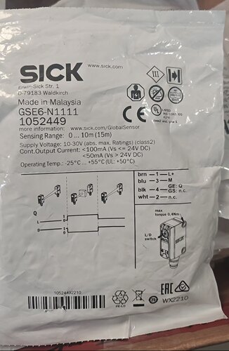 GSE6-N1111 西克传感器  全新原装