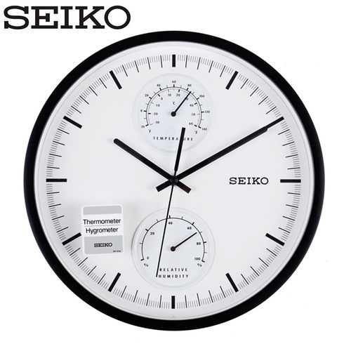 日本精工简约现代客厅挂钟