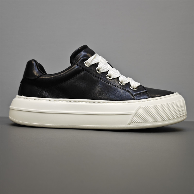 清仓处理外贸尾货百搭简约头层牛皮复古2024秋季新款基础休闲鞋