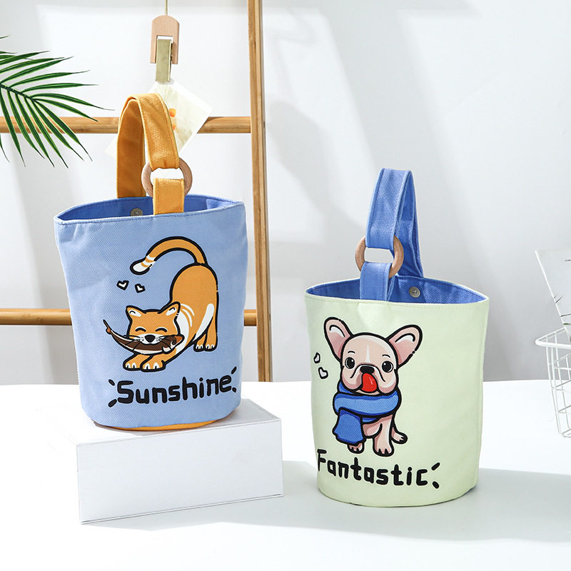 遛娃把手包婴儿车置物包推车挂包饭盒手提包学生逛街帆布包