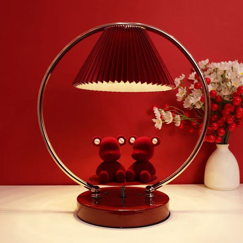 长明灯结婚台灯婚房红色床头灯卧室新娘陪嫁灯一对结婚礼物送新人,节庆用品/礼品,婚房装扮用品,淘宝优惠券,粉丝福利购,淘宝优惠卷