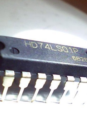 全新 74LS01 HD74LS01P 直插 DIP-14 四2输入与非门