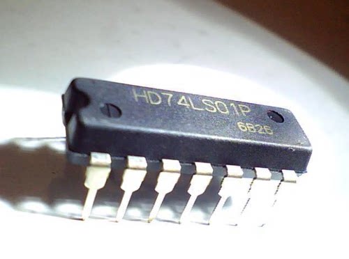 全新 74LS01 HD74LS01P 直插 DIP-14 四2输入与非门