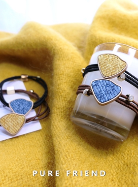 PUREFRIEND 暖暖 新款气质百搭做旧网红小香风发圈皮筋发饰头饰品