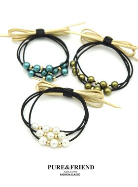 满58包邮】PureFriend 流星 简约大气百搭发圈皮筋头绳发绳头饰品