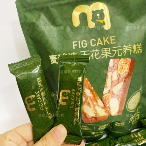 【麦德龙代购零食】麦臻选无花果元养糕清新Q弹好吃不甜 满29包邮