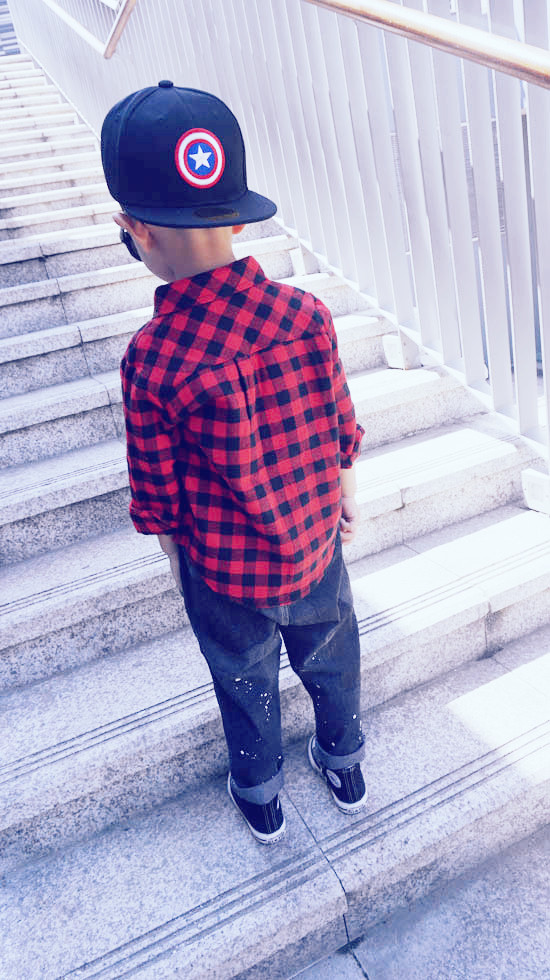 Chemise enfant à manche longue en coton - Ref 2083143 Image 4